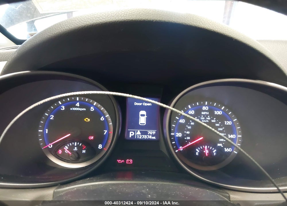 2013 HYUNDAI SANTA FE GLS VIN: KM8SNDHFXDU031101