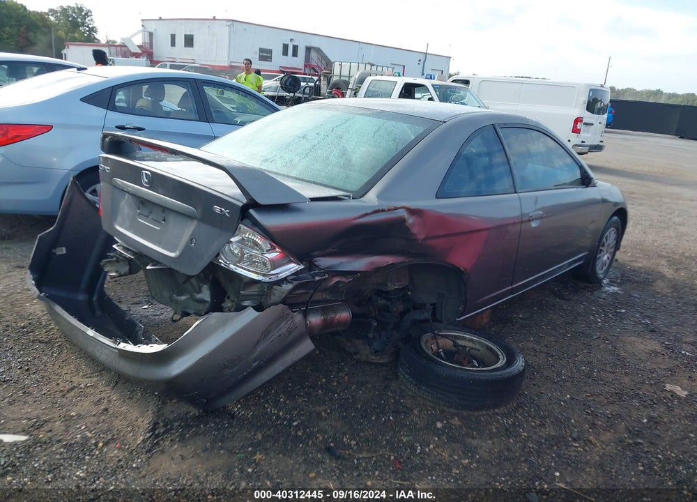 2005 HONDA CIVIC EX VIN: 1HGEM22955L076810