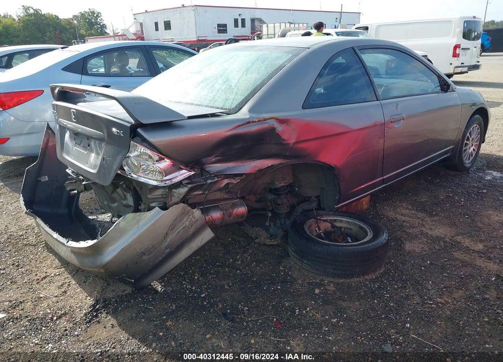 2005 HONDA CIVIC EX VIN: 1HGEM22955L076810
