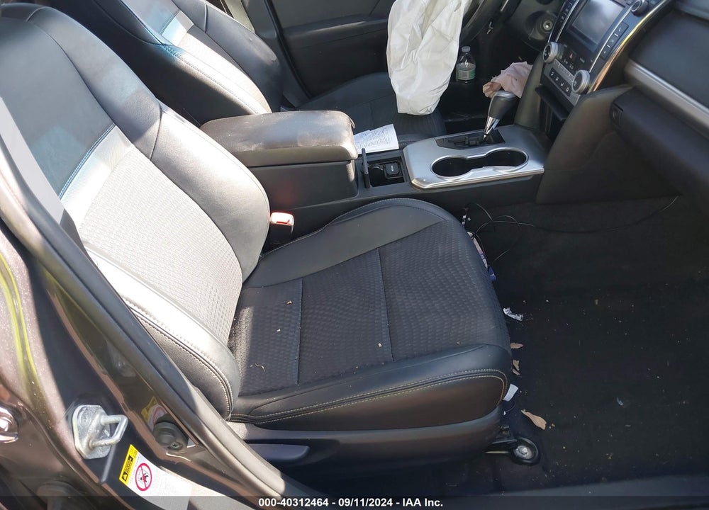 2012 TOYOTA CAMRY SE VIN: 4T1BF1FK2CU075538