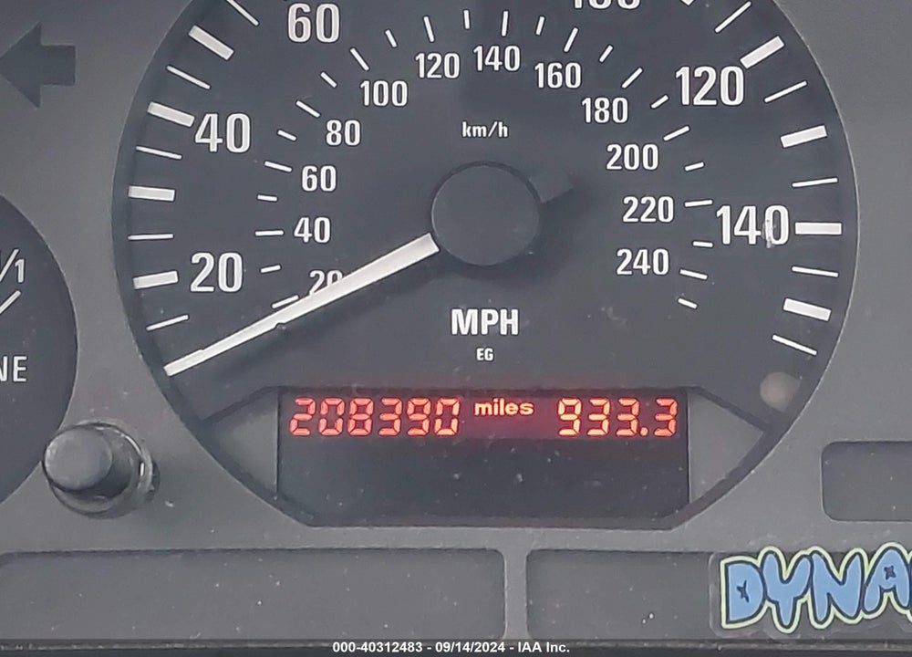 1996 BMW 318 IC VIN: WBABH7329TEY01294