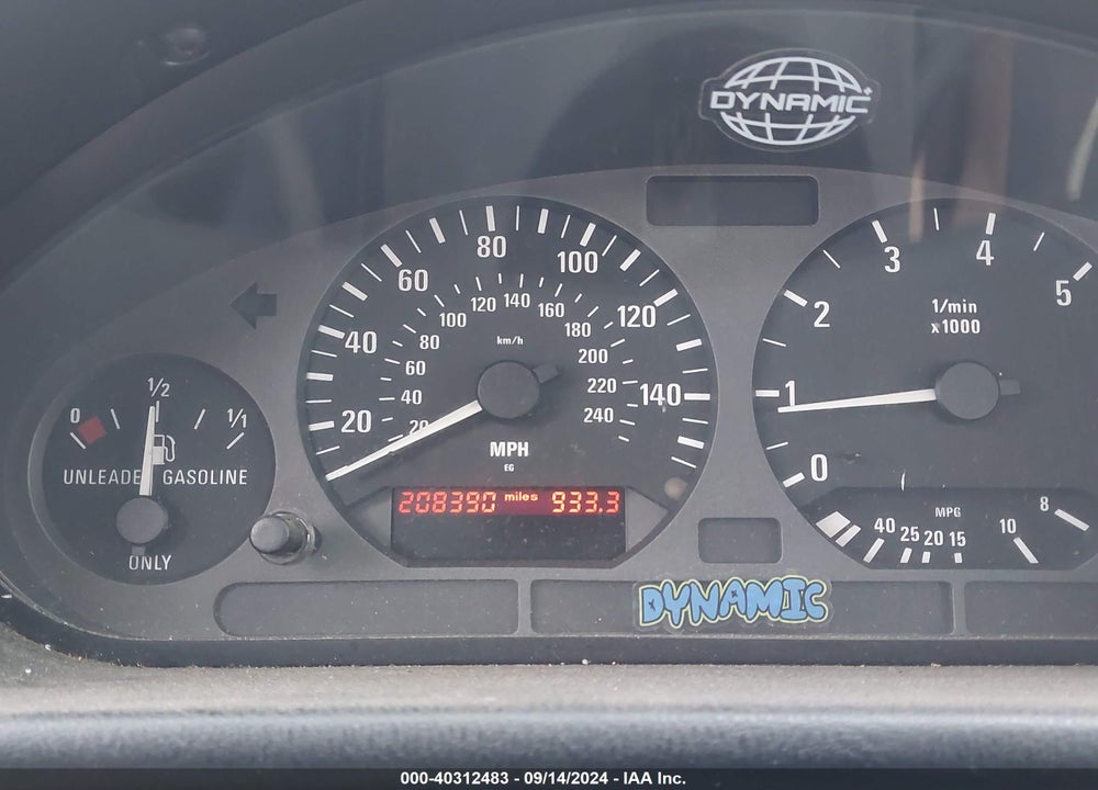 1996 BMW 318 IC VIN: WBABH7329TEY01294