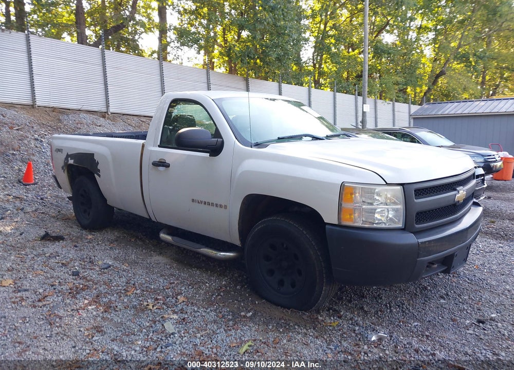 2007 CHEVROLET SILVERADO 1500 WORK TRUCK VIN: 1GCEK14X87Z598034