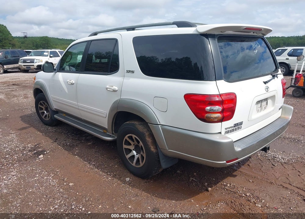 2003 TOYOTA SEQUOIA SR5 V8 VIN: 5TDZT34A63S181643