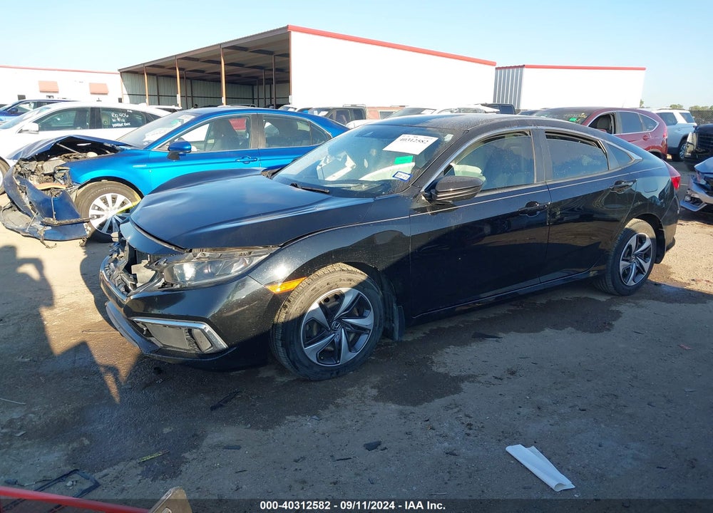 2019 HONDA CIVIC LX VIN: 19XFC2F66KE050369