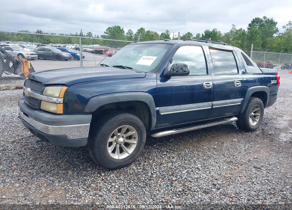 2004 CHEVROLET AVALANCHE 1500 VIN: 3GNEK12T54G185099