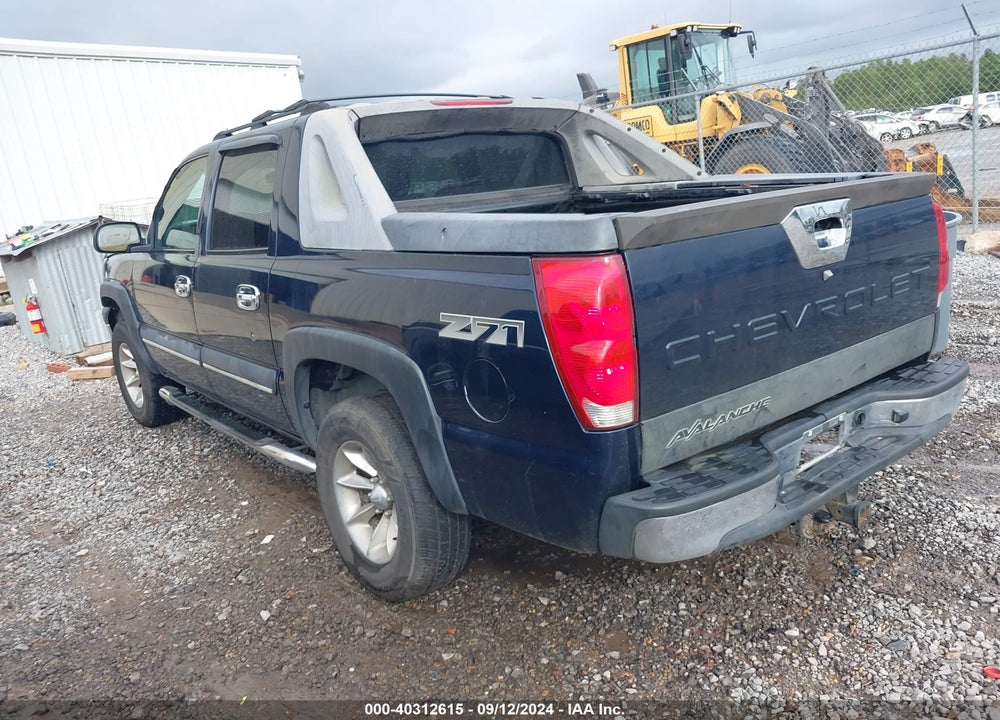 2004 CHEVROLET AVALANCHE 1500 VIN: 3GNEK12T54G185099