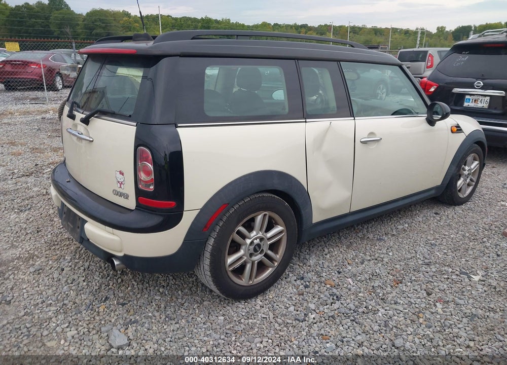2012 MINI COOPER CLUBMAN VIN: WMWZF3C52CT488964