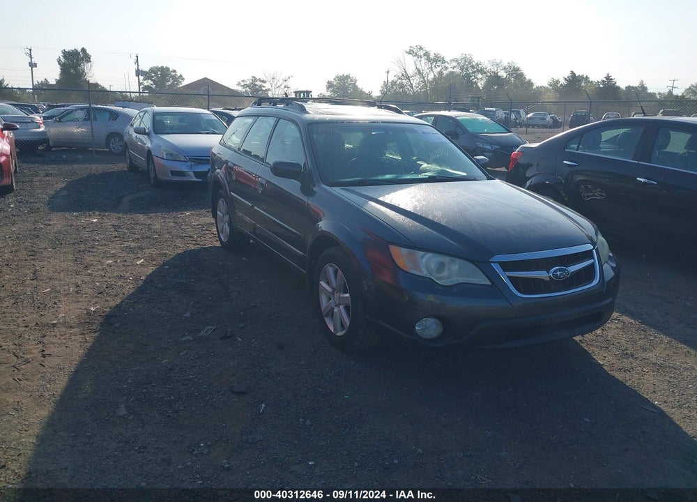 2008 SUBARU OUTBACK VIN: 4S4BP62C387335878