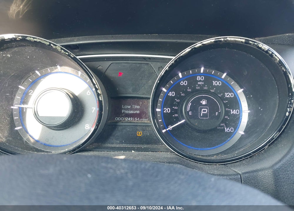 2013 HYUNDAI SONATA GLS VIN: 5NPEB4AC0DH533877