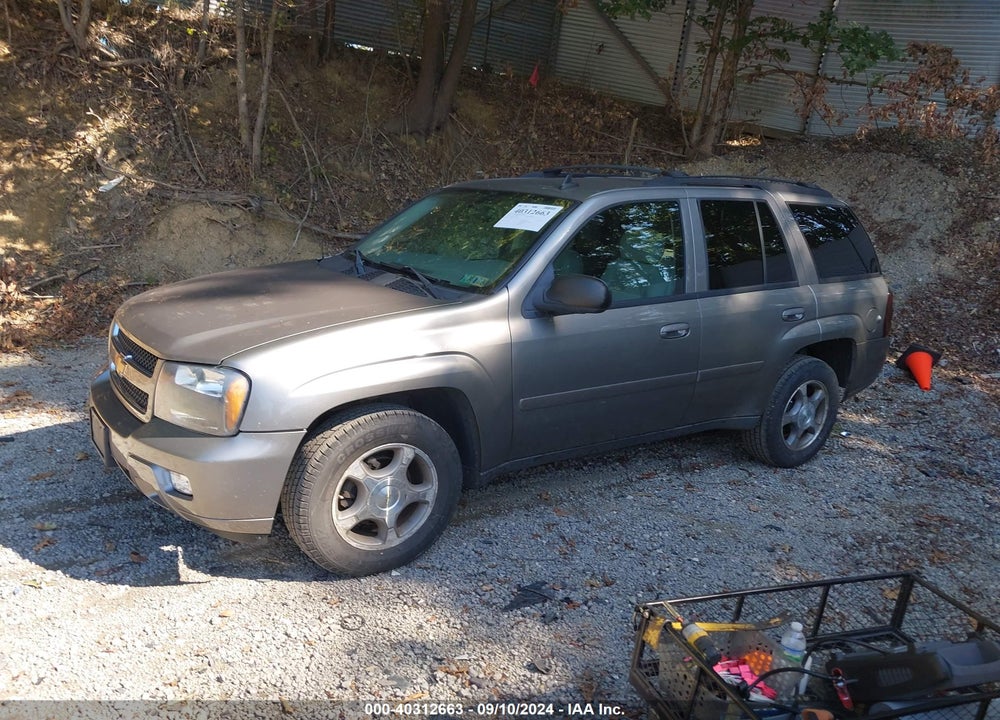 2008 CHEVROLET TRAILBLAZER LT VIN: 1GNDT13S382209087