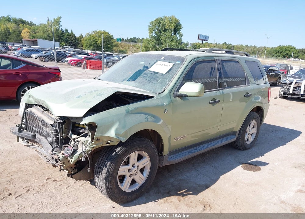 2008 FORD ESCAPE HYBRID VIN: 1FMCU49H38KB03135