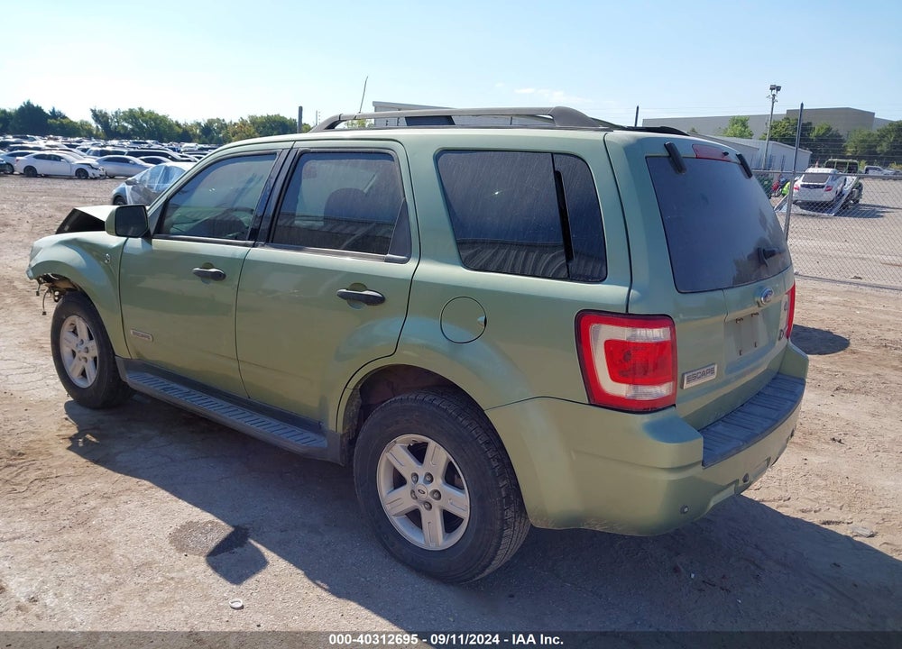 2008 FORD ESCAPE HYBRID VIN: 1FMCU49H38KB03135