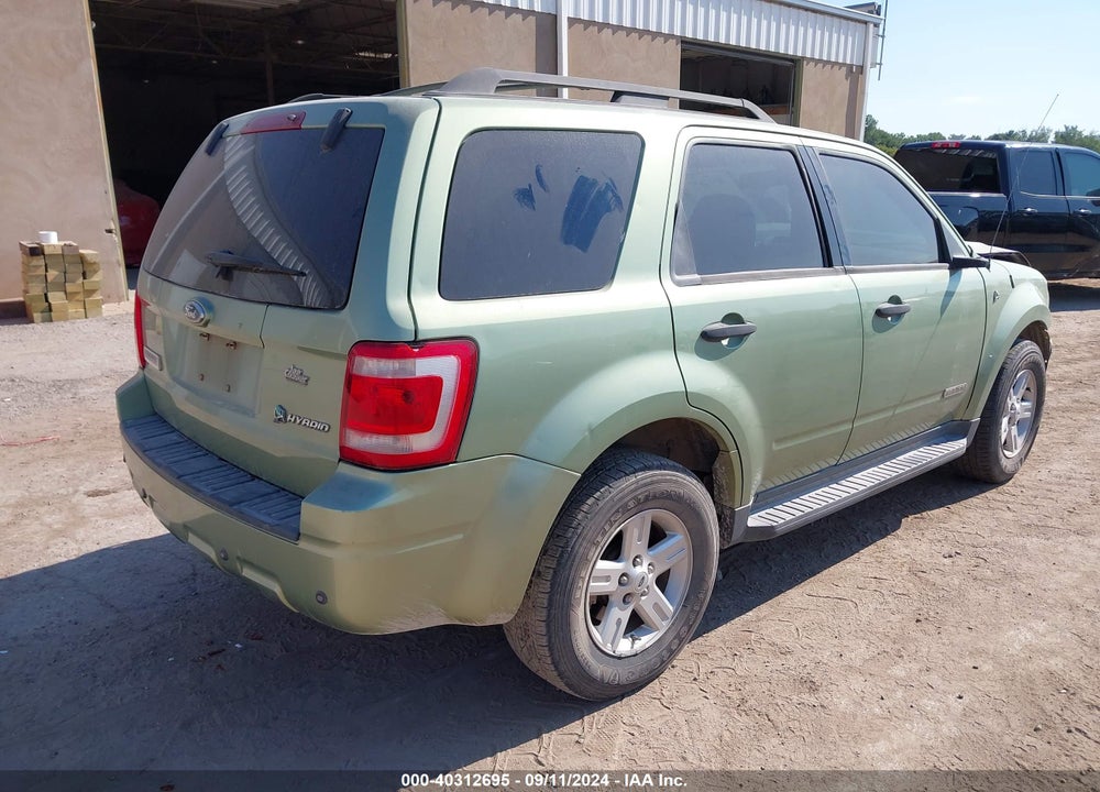 2008 FORD ESCAPE HYBRID VIN: 1FMCU49H38KB03135