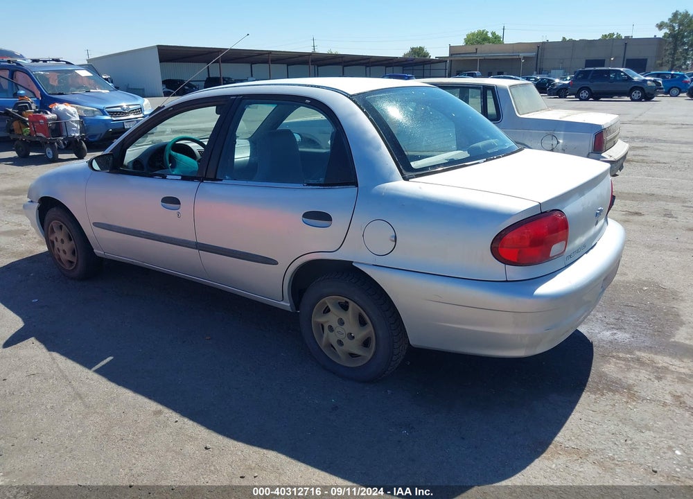 2000 CHEVROLET METRO LSI VIN: 2C1MR5224Y6717875