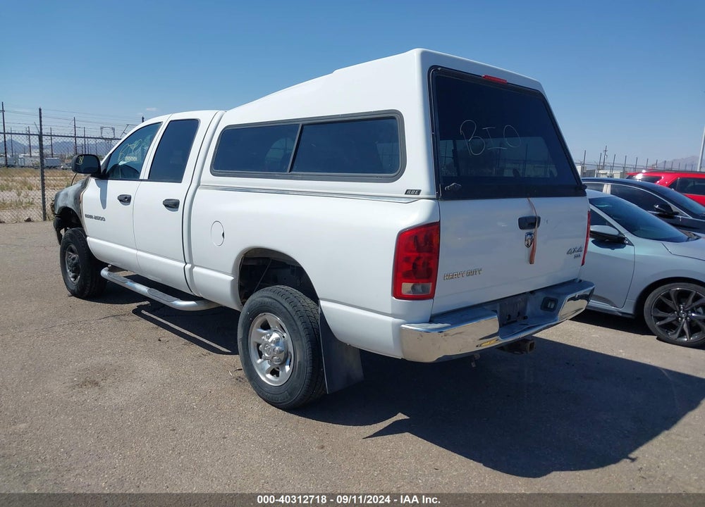 2005 DODGE RAM 2500 SLT/LARAMIE VIN: 3D7KS28C55G786898
