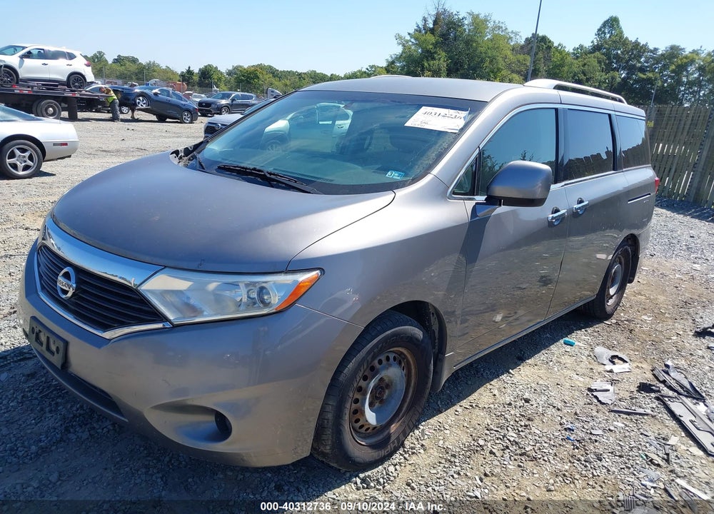 2012 NISSAN QUEST S VIN: JN8AE2KP2C9030309