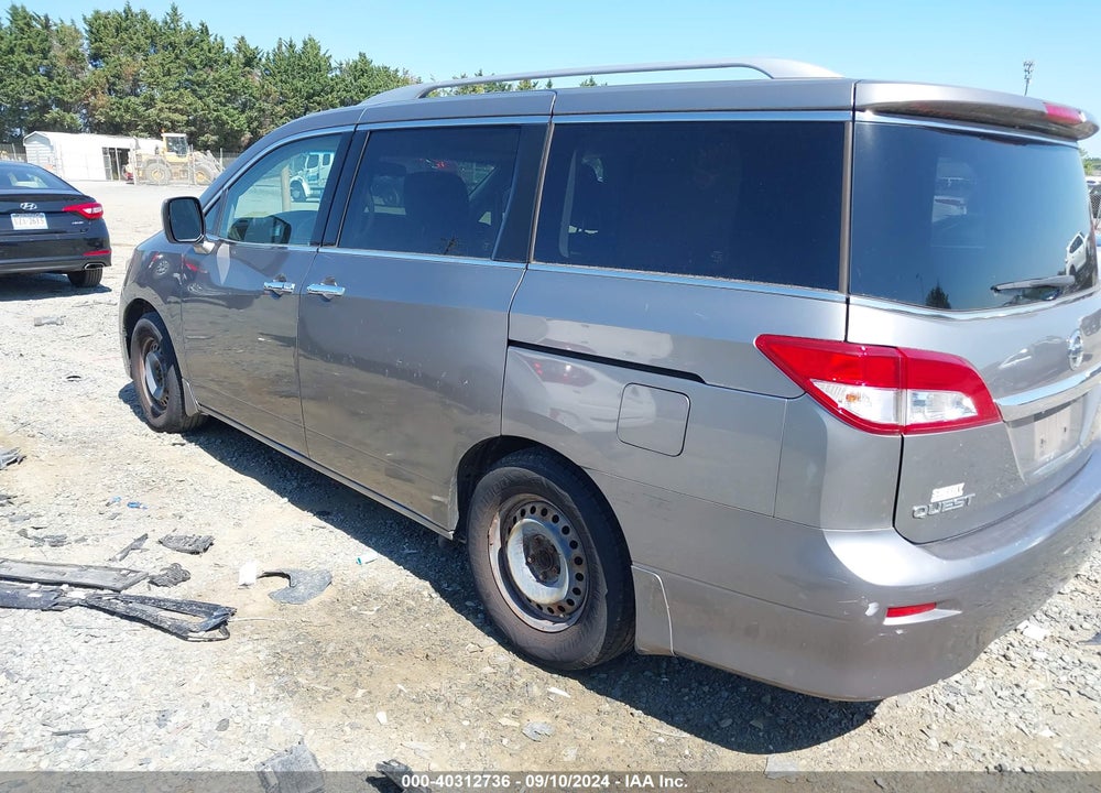 2012 NISSAN QUEST S VIN: JN8AE2KP2C9030309