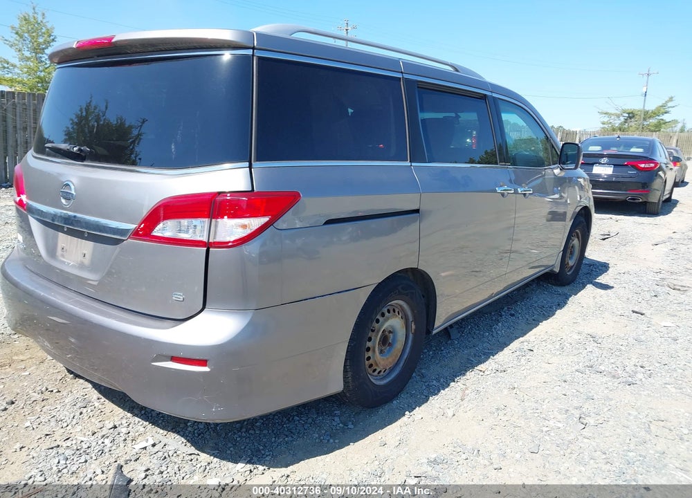 2012 NISSAN QUEST S VIN: JN8AE2KP2C9030309