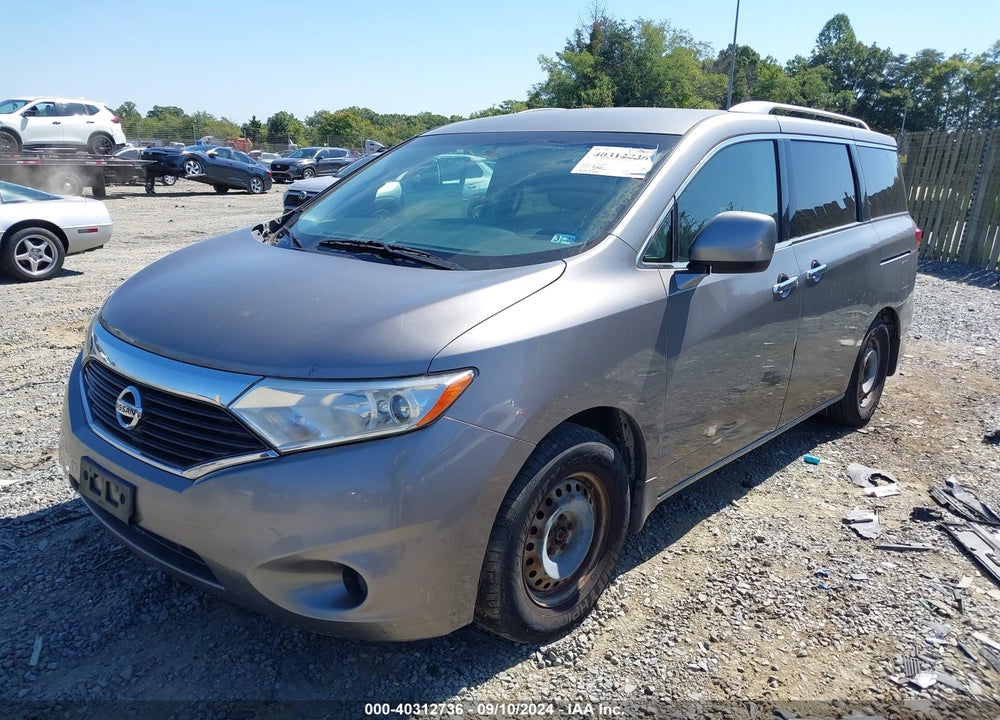 2012 NISSAN QUEST S VIN: JN8AE2KP2C9030309