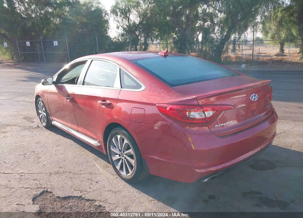 2017 HYUNDAI SONATA SPORT VIN: 5NPE34AF7HH454512
