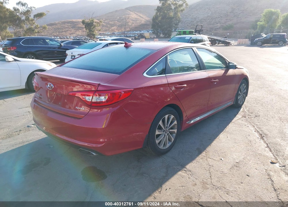 2017 HYUNDAI SONATA SPORT VIN: 5NPE34AF7HH454512