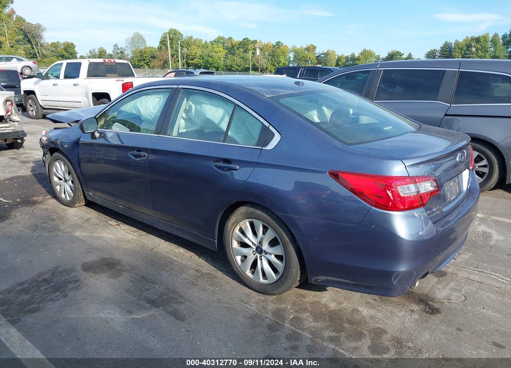 2015 SUBARU LEGACY 2.5I PREMIUM VIN: 4S3BNAE66F3022122