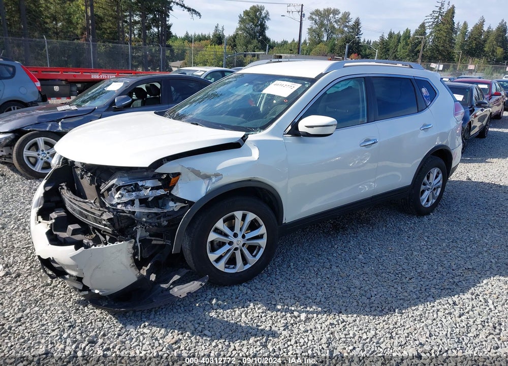 2016 NISSAN ROGUE SV VIN: KNMAT2MV5GP711188