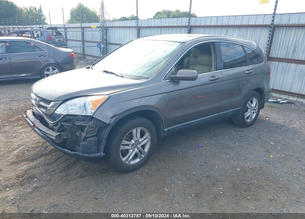 2010 HONDA CR-V EX-L VIN: 5J6RE3H77AL000857