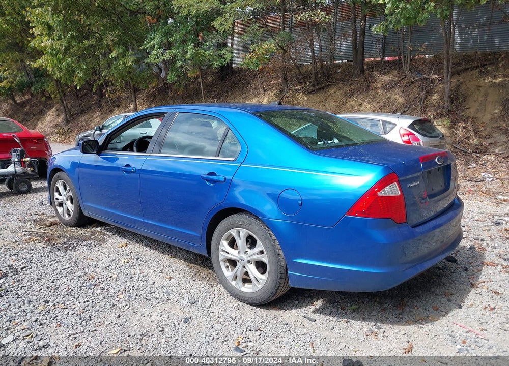2012 FORD FUSION SE VIN: 3FAHP0HA3CR341494
