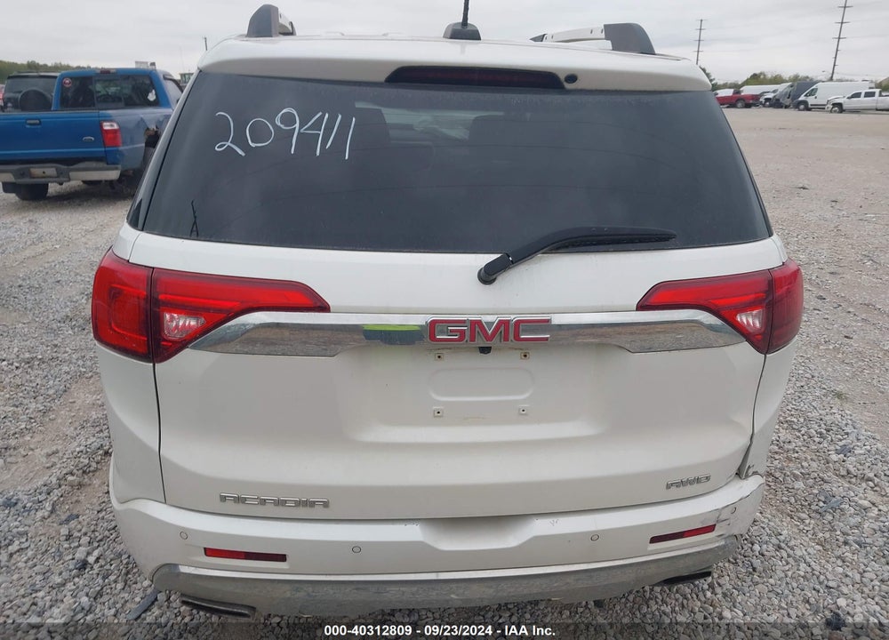 2017 GMC ACADIA DENALI VIN: 1GKKNXLS7HZ209411