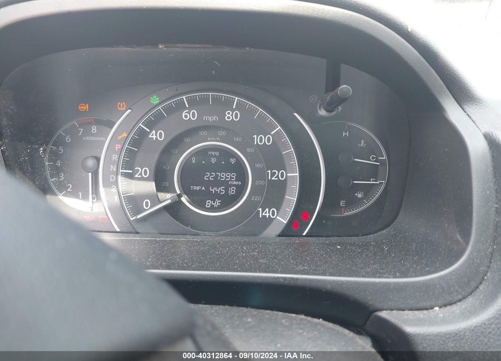 2012 HONDA CR-V EX-L VIN: 5J6RM3H76CL013458