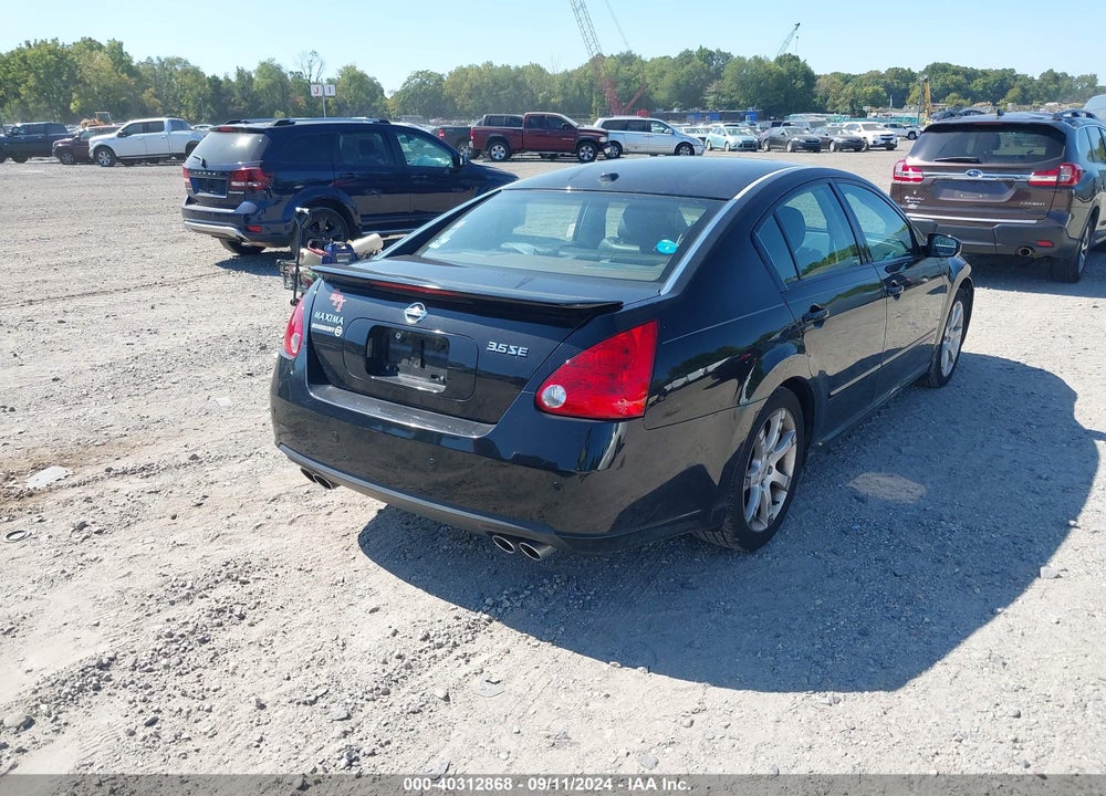 2008 NISSAN MAXIMA 3.5 SE VIN: 1N4BA41E78C836668
