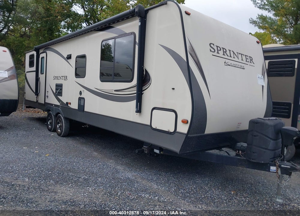 2018 KEYSTONE SPRINTER TRAVEL TRAILER VIN: 4YDT29B24J1530491