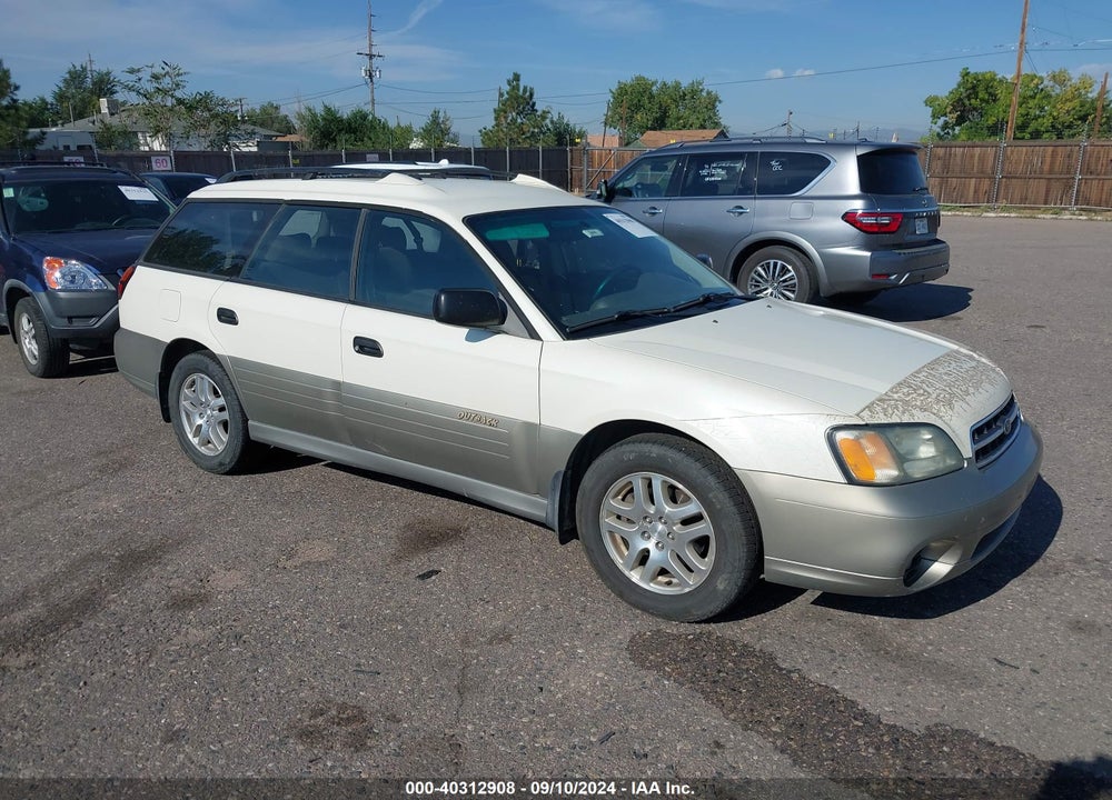2002 SUBARU OUTBACK VIN: 4S3BH665226617519