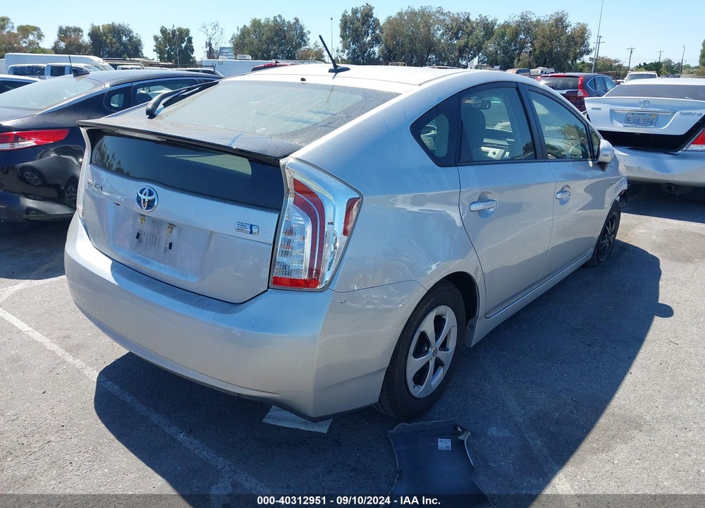 2012 TOYOTA PRIUS FOUR VIN: JTDKN3DU6C5481419