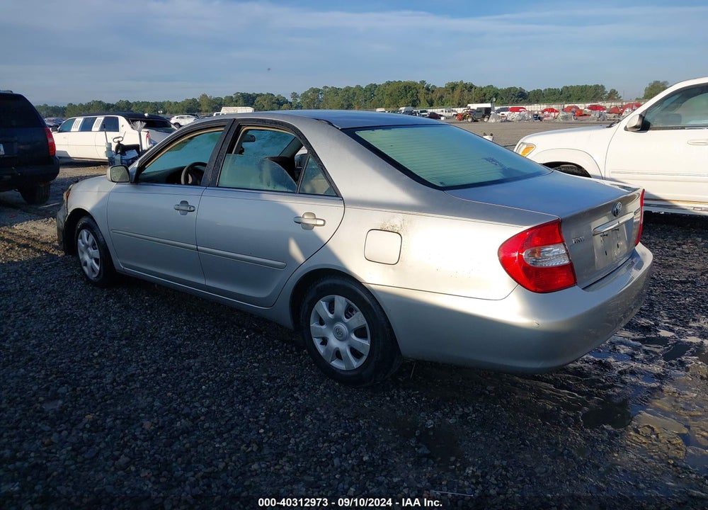 2002 TOYOTA CAMRY LE VIN: 4T1BE32K12U500346