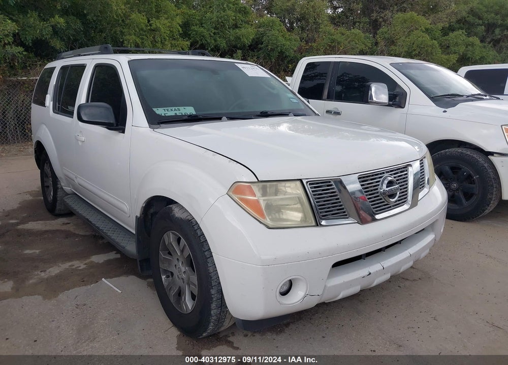 2006 NISSAN PATHFINDER LE VIN: 5N1AR18U26C645310