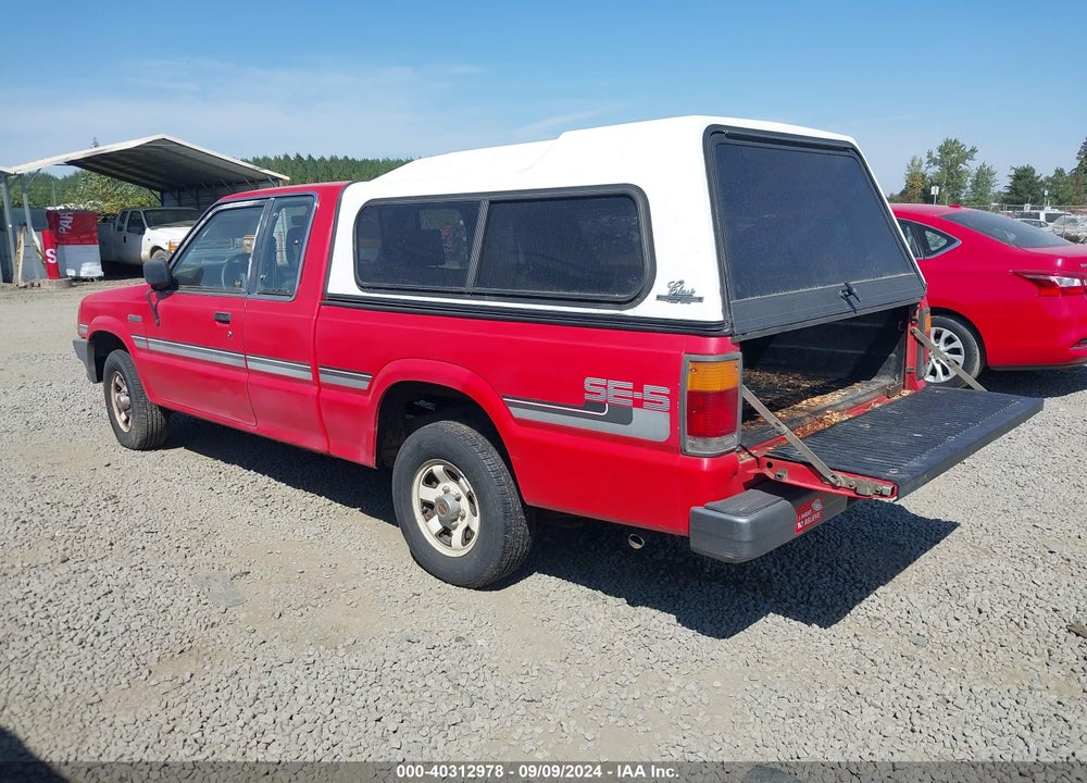 1987 MAZDA B2000 CAB PLUS VIN: JM2UF3118H0535366