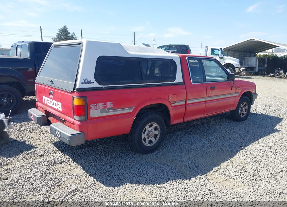 1987 MAZDA B2000 CAB PLUS VIN: JM2UF3118H0535366