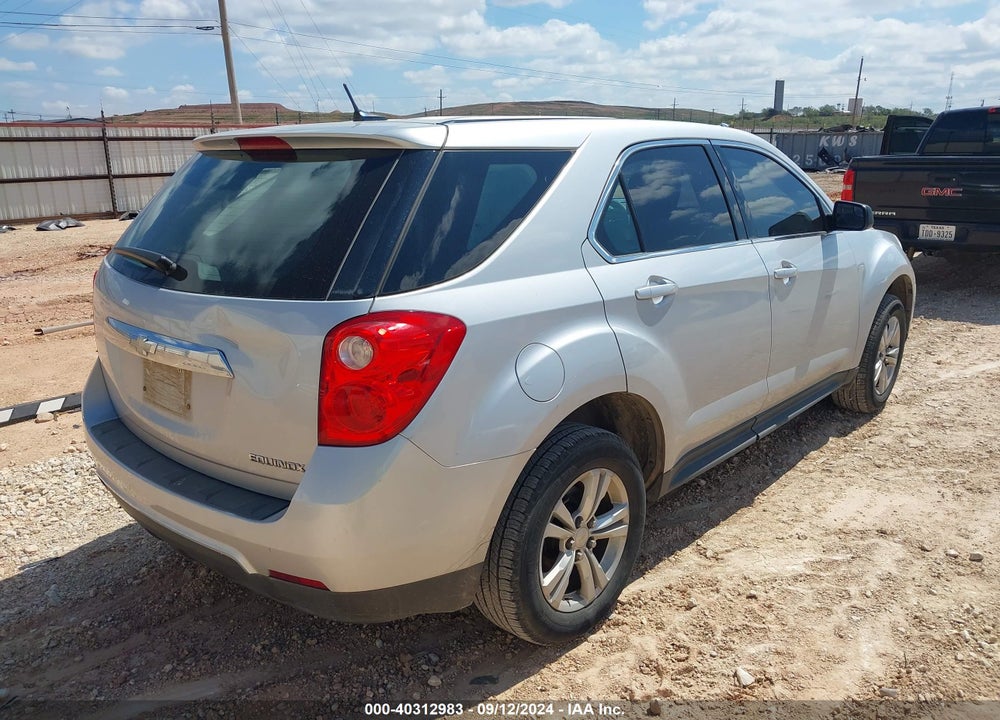 2013 CHEVROLET EQUINOX LS VIN: 2GNALBEK4D6317527