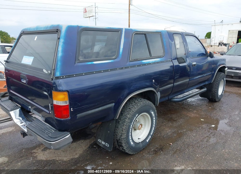 1993 TOYOTA PICKUP 1/2 TON EX LONG WHLBSE DX VIN: 4TAVN13D0PZ109507