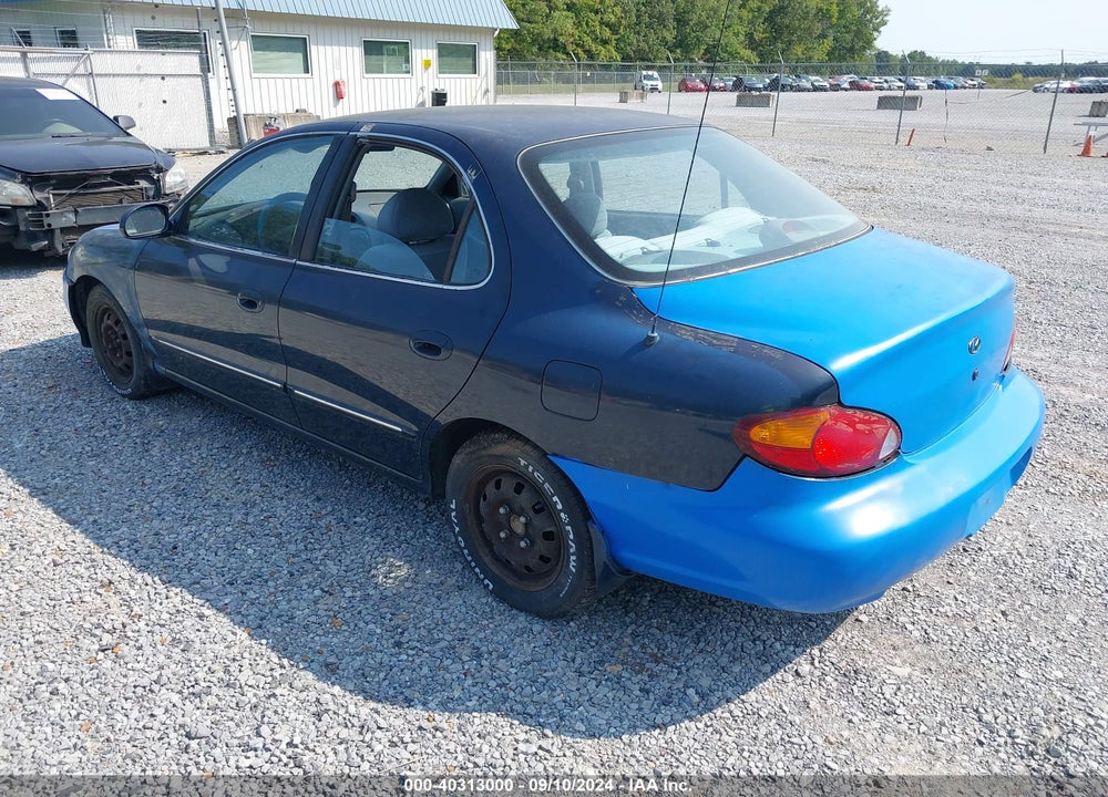 2000 HYUNDAI ELANTRA GLS VIN: KMHJF35F2YU027007