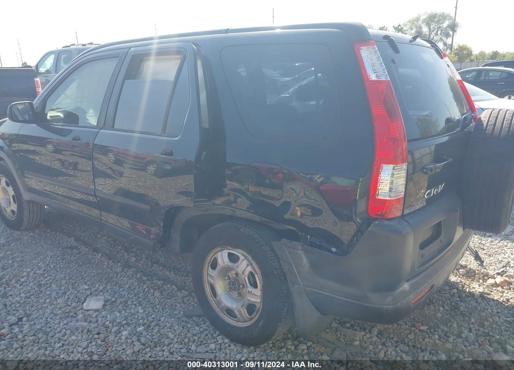 2006 HONDA CR-V LX VIN: JHLRD68566C009522
