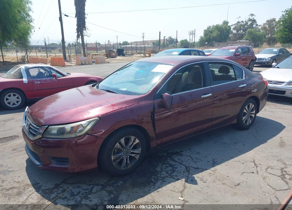 2013 HONDA ACCORD LX VIN: 1HGCR2F33DA180771
