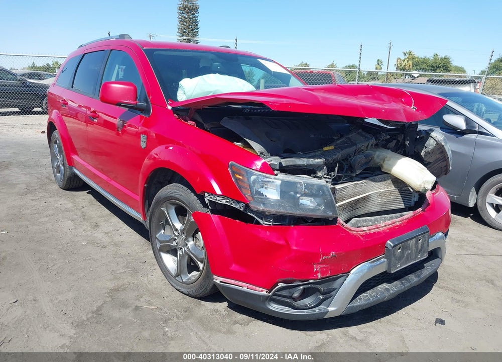 2015 DODGE JOURNEY CROSSROAD VIN: 3C4PDCGG4FT659542