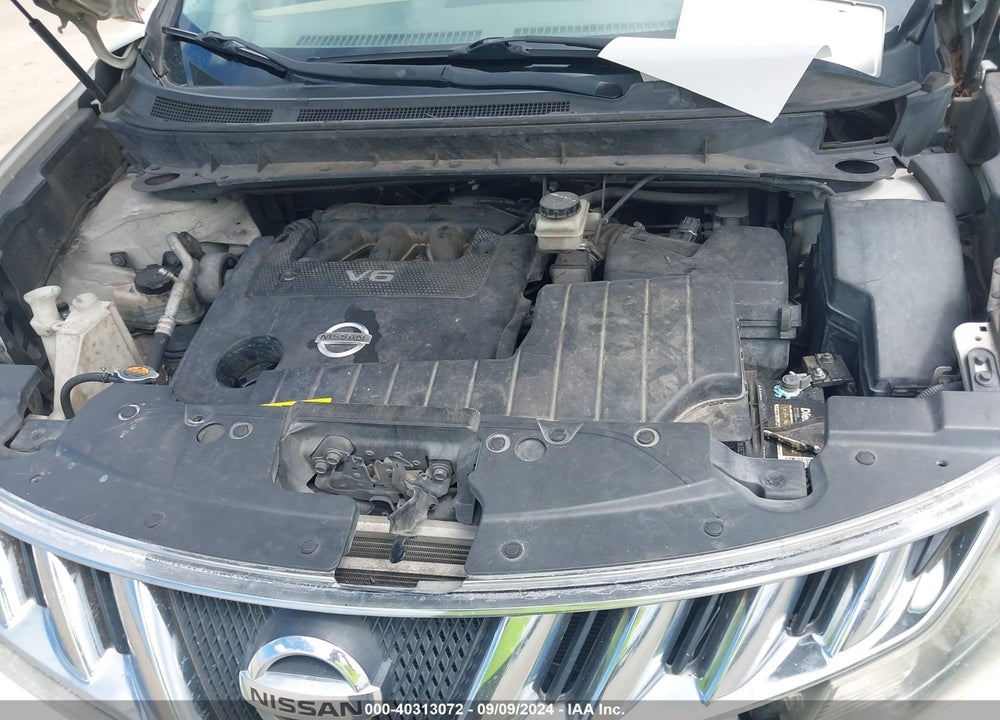 2009 NISSAN MURANO S VIN: JN8AZ18U09W102078