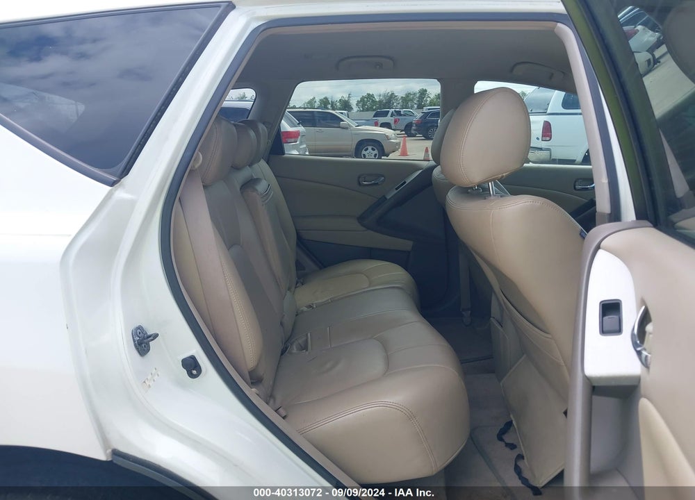 2009 NISSAN MURANO S VIN: JN8AZ18U09W102078