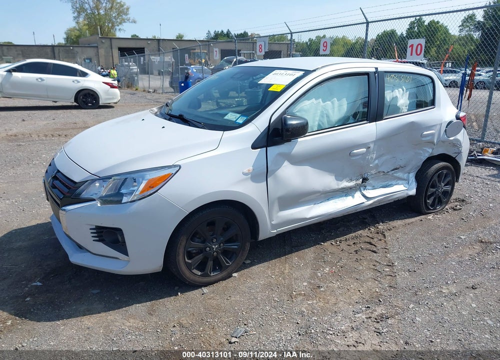 2022 MITSUBISHI MIRAGE BLACK EDITION VIN: ML32AWHJ7NH006119
