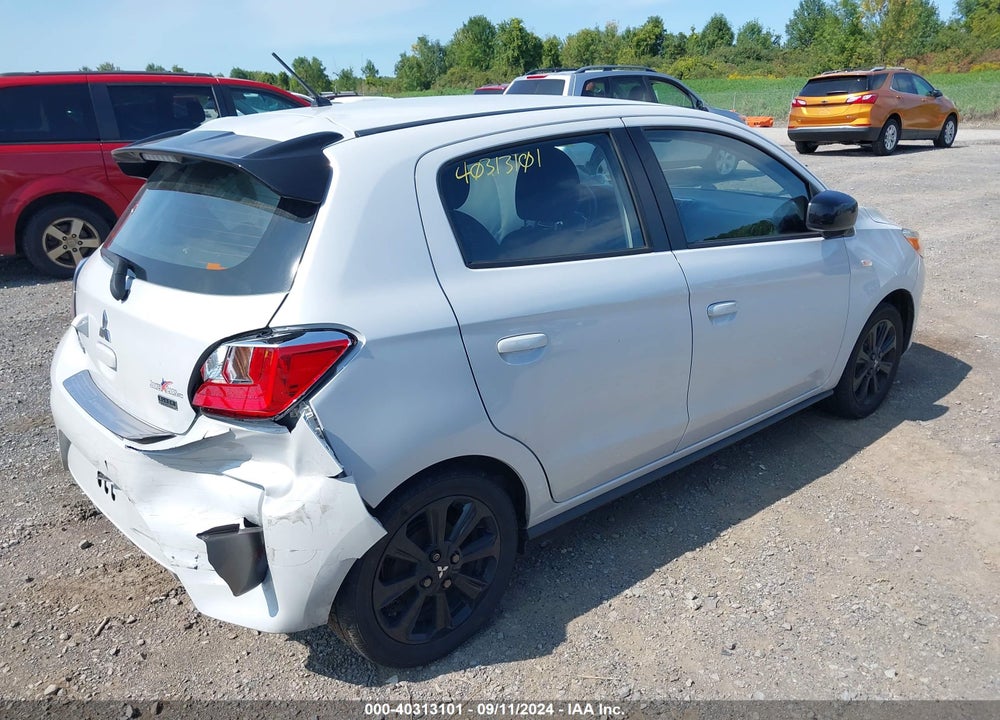 2022 MITSUBISHI MIRAGE BLACK EDITION VIN: ML32AWHJ7NH006119